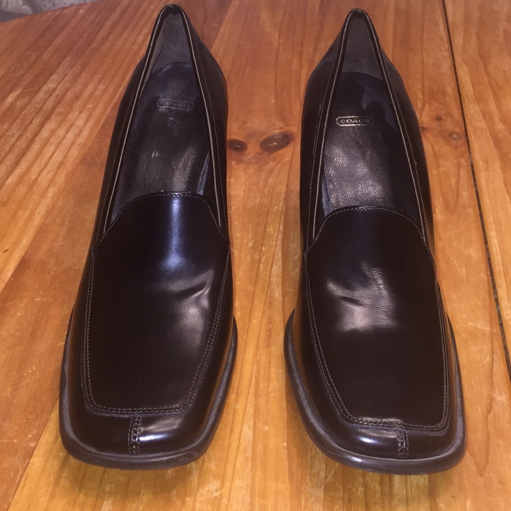 Coach Shoes Platform Heels Brown Size 7 1/2 B
